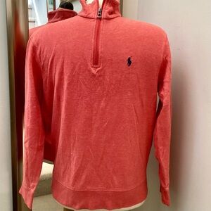 Polo Ralph Lauren 1/4 zip cotton long sleeve top men’s small